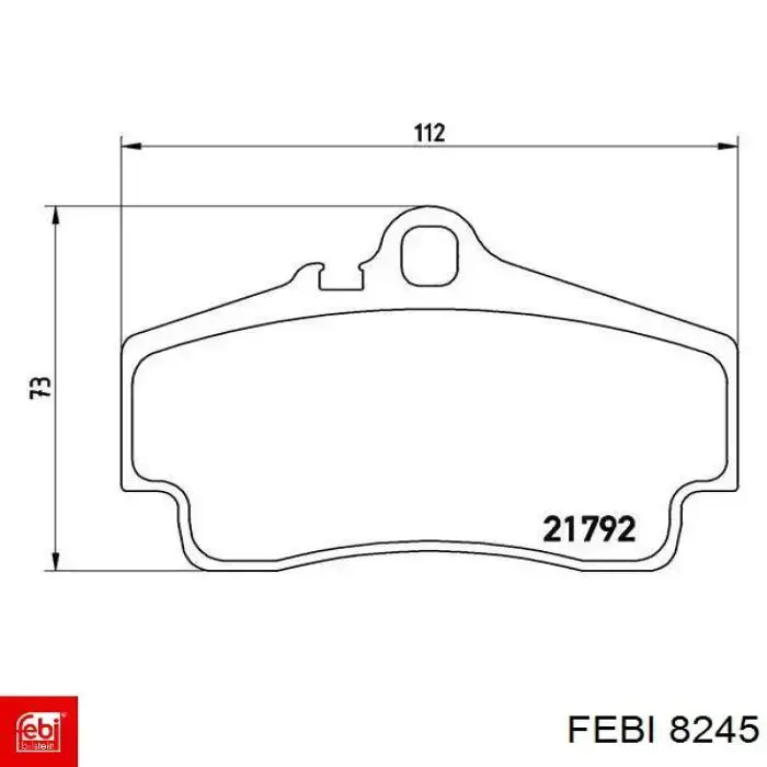 Купить 8245 Febi Болт ГБЦ