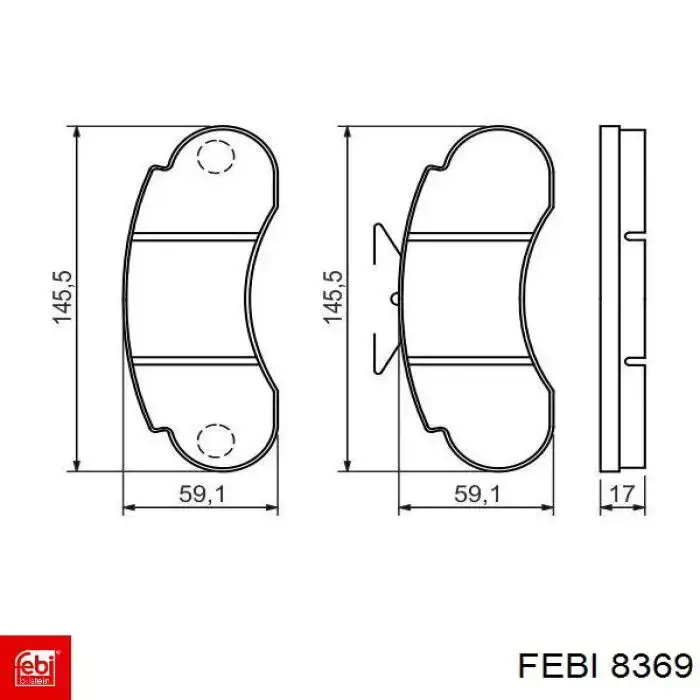 8369 Febi Гидрокомпенсатор