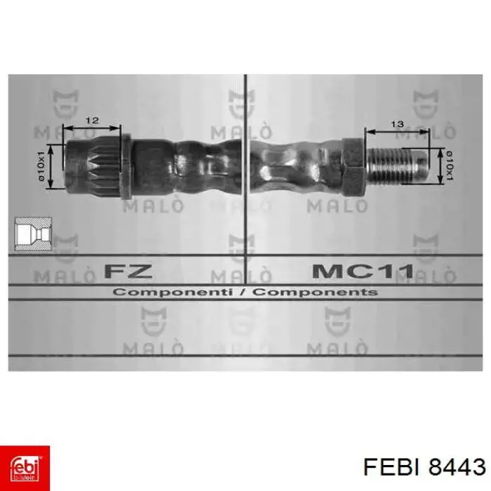 Правая блок фара Febi 8443 цена, от 7.53 USD