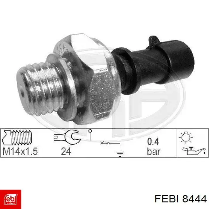 Манометры (указатель давления масла) Febi 8444 цена, от 5.38 USD