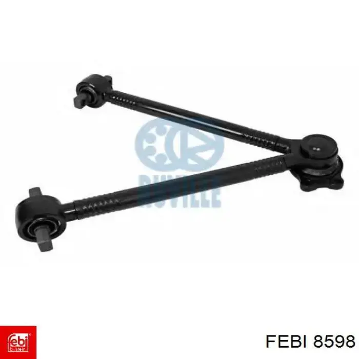 8598 Febi Гибкая тормозная трубка передняя