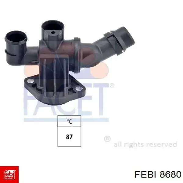 8680 Febi Демпфер (амортизатор) ТНВД