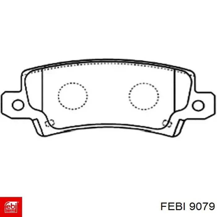 Задний тормозной диск Febi 9079 цена, от 35.85 USD