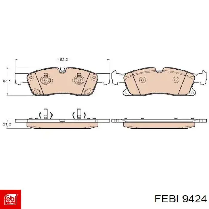 Цепь привода распредвала Febi 9424 цена, от 16.65 USD