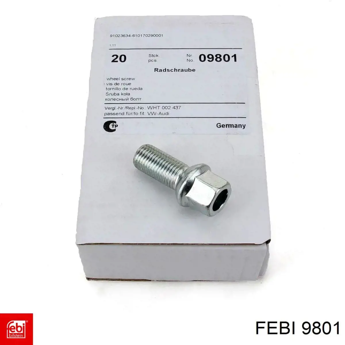 Колесный болт 9801 Febi