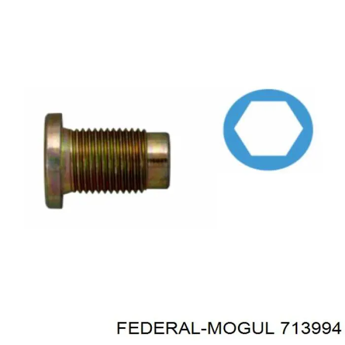 713994 Federal Mogul вкладыши коленвала шатунные, комплект, стандарт (std)