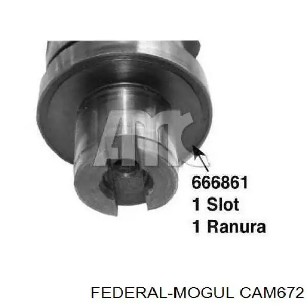 Распределительный вал двигателя Federal Mogul CAM672 цена, от 161.64 USD