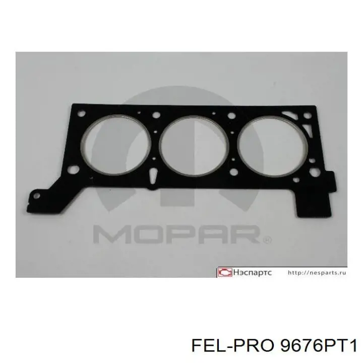 Прокладка головки блока цилиндров (ГБЦ), левая Fel-pro 9676PT1 цена, от 29.30 USD