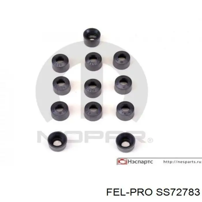 SS72783 Fel-pro сальник клапана (маслосъемный, впуск/выпуск, комплект на мотор)