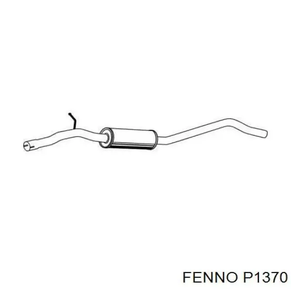8T0253409AB VAG Глушитель центральный