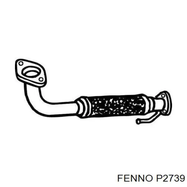 Труба приемная (штаны) глушителя передняя на Honda Accord VII 