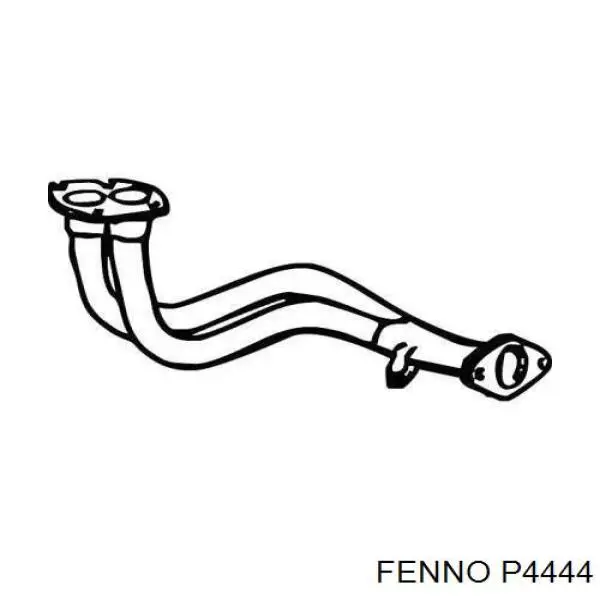 8671015644 Renault (RVI) труба приемная (штаны глушителя передняя)