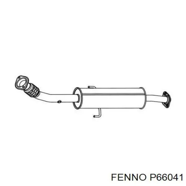 174100R220 Toyota Глушитель, передняя часть
