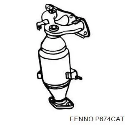Газопроводы (коллектор выпускной) P674CAT FENNO