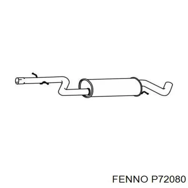 1T0253209AK VAG Глушитель центральный