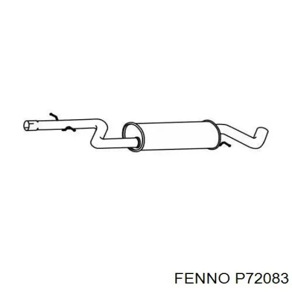 Глушитель, центральная часть VAG 1T0253209AK цена, от 1207.91 USD