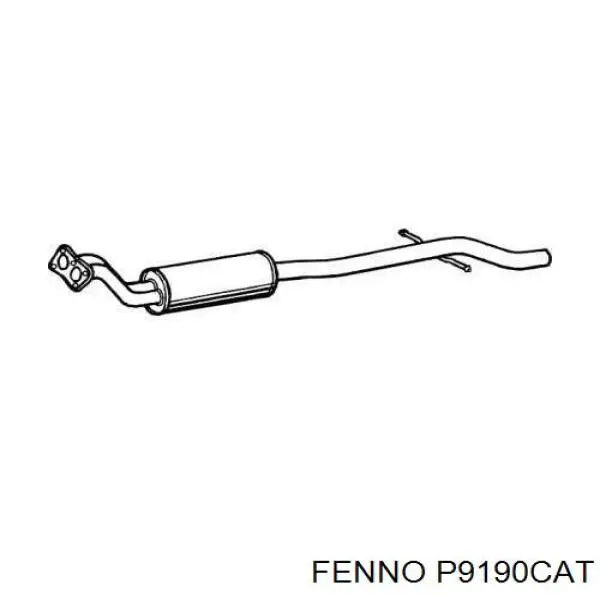 170693 Peugeot/Citroen Конвертор-катализатор