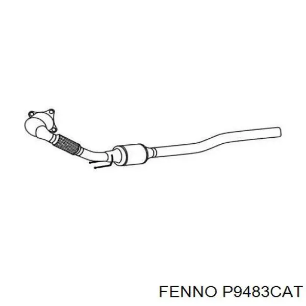 5N0254501LX VAG Штаны глушителя передние
