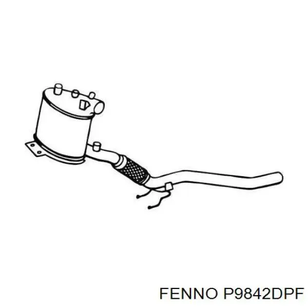 Filtro de partículas do sistema dos gases de escape para Seat Ibiza (6J1, 6P5)