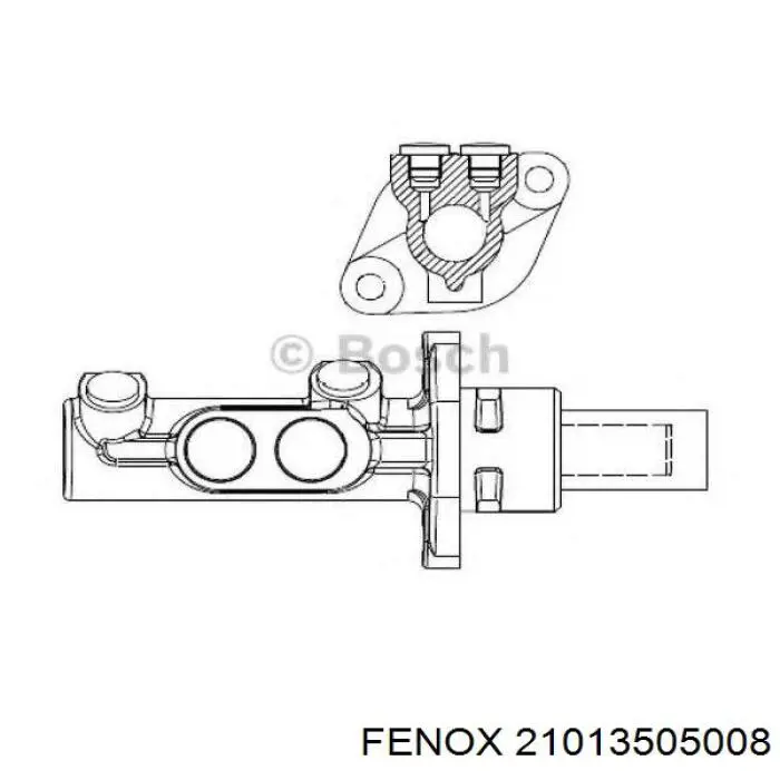 21013505008 Fenox цилиндр тормозной главный