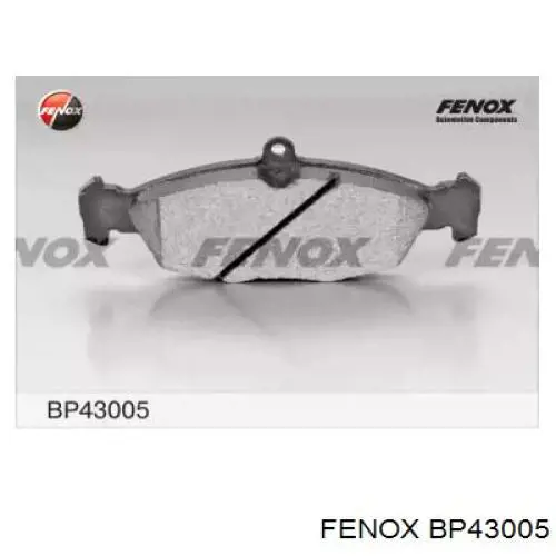 BP43005 Fenox колодки тормозные передние дисковые