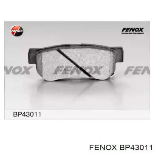 Задние тормозные колодки BP43011 Fenox