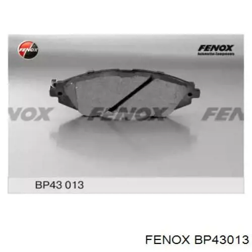 Передние тормозные колодки BP43013 Fenox