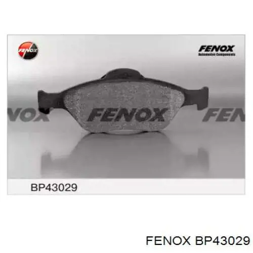 BP43029 Fenox колодки тормозные передние дисковые