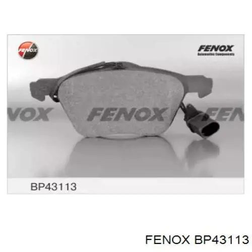 BP43113 Fenox колодки тормозные передние дисковые