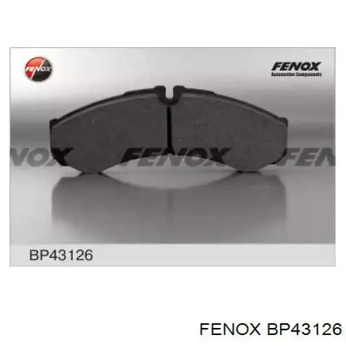 BP43126 Fenox колодки тормозные задние дисковые