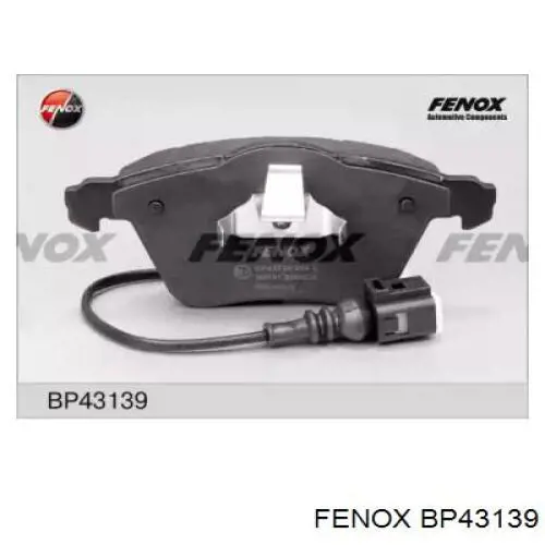 BP43139 Fenox колодки тормозные передние дисковые