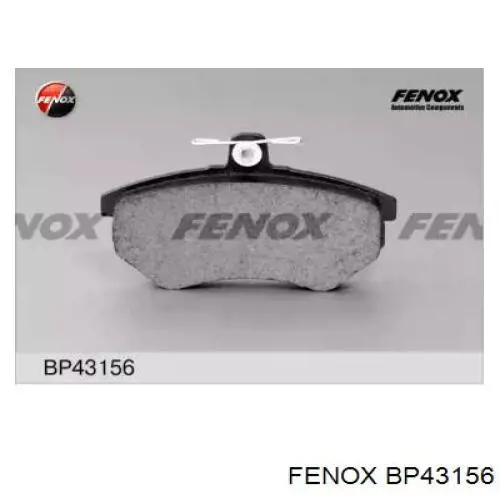 BP43156 Fenox колодки тормозные передние дисковые