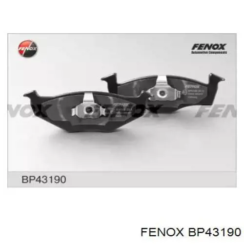 Передние тормозные колодки BP43190 Fenox