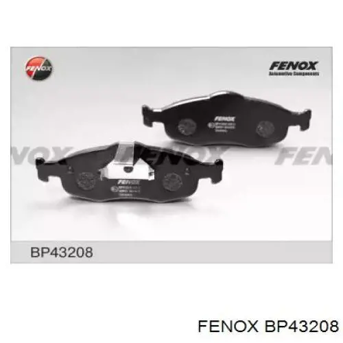 Передние тормозные колодки 93BX2K021BA Ford