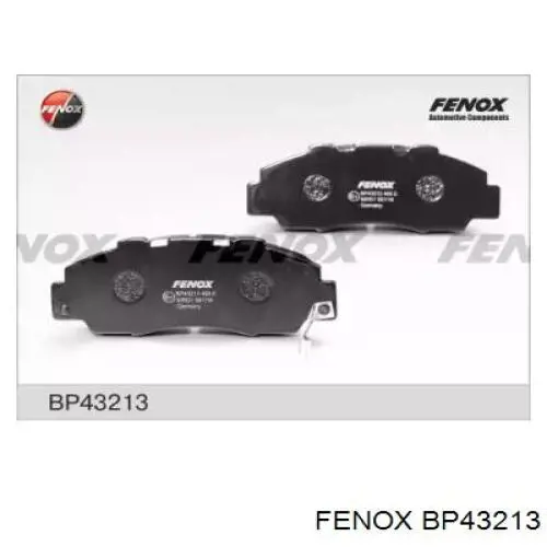 BP43213 Fenox колодки тормозные передние дисковые