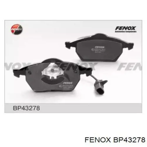 BP43278 Fenox колодки тормозные передние дисковые