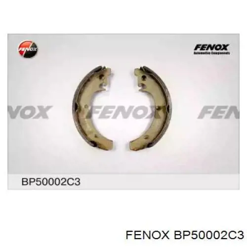 BP50002C3 Fenox колодки тормозные задние барабанные