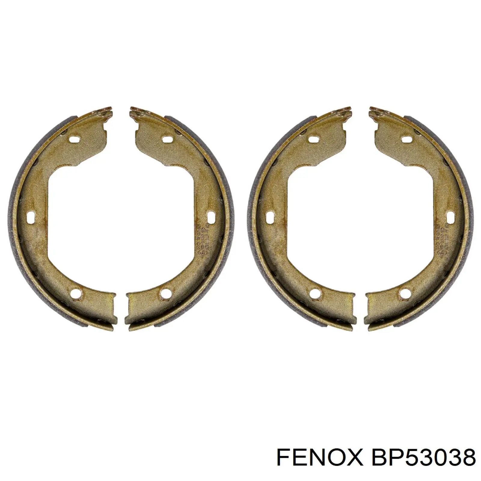 Колодки ручника BP53038 Fenox