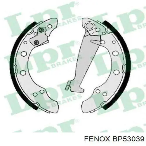 BP53039 Fenox колодки тормозные задние барабанные