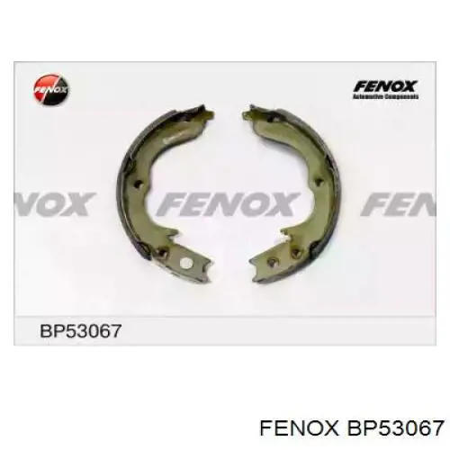 Колодки ручника BP53067 Fenox