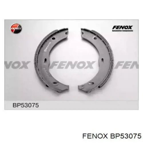BP53075 Fenox колодки ручника (стояночного тормоза)