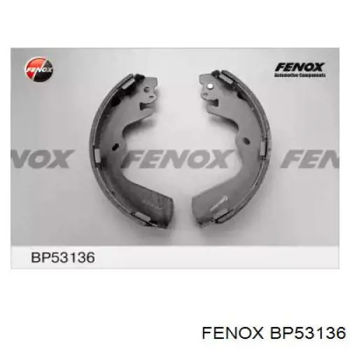 BP53136 Fenox колодки тормозные задние барабанные