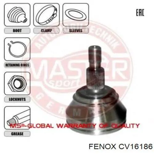 ШРУС наружный передний 1J0498099HV VAG