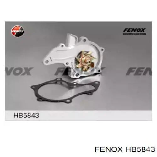 HB5843 Fenox bomba de água (bomba de esfriamento, montada com caixa)