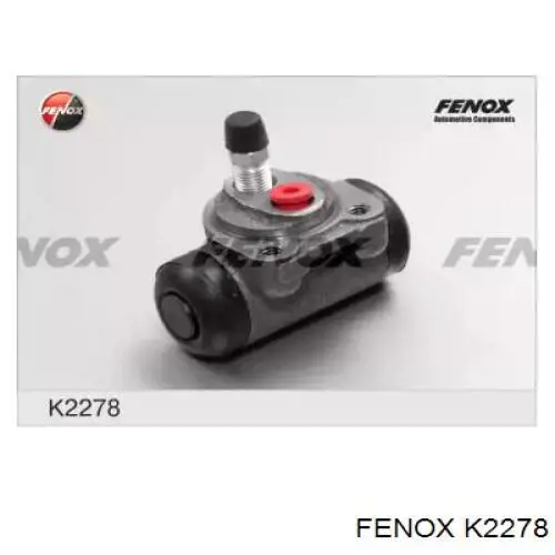 K2278 Fenox цилиндр тормозной колесный рабочий задний