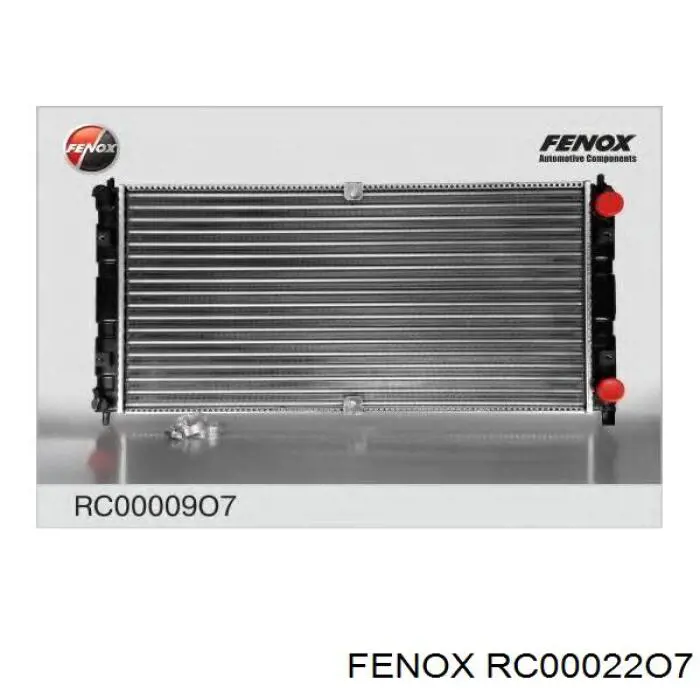 RC00022O7 Fenox радиатор