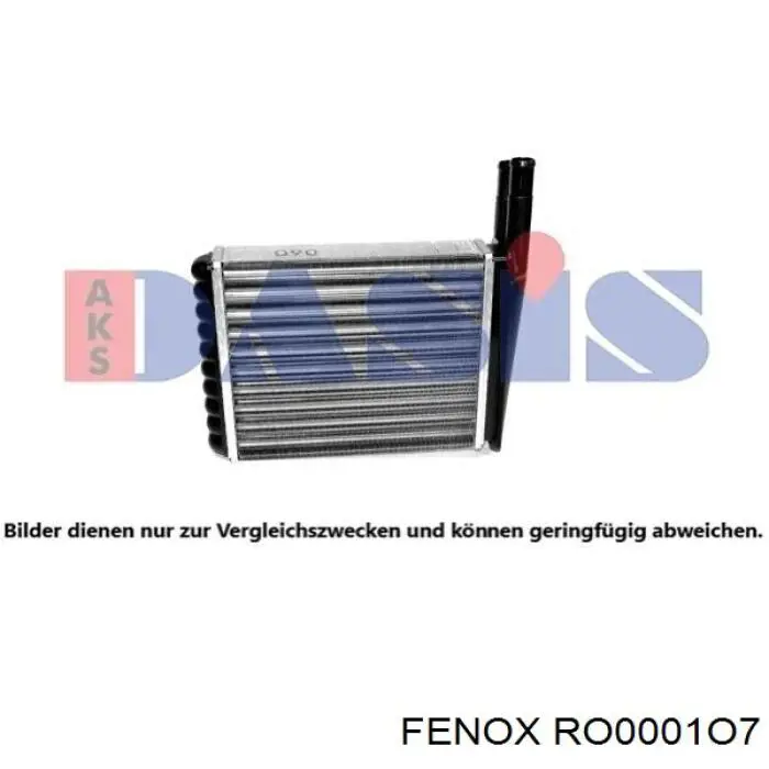 Радиатор печки (отопителя) Fenox RO0001O7 цена, от 11.06 USD