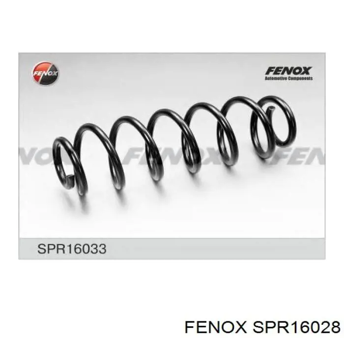 SPR16028 Fenox пружина передняя