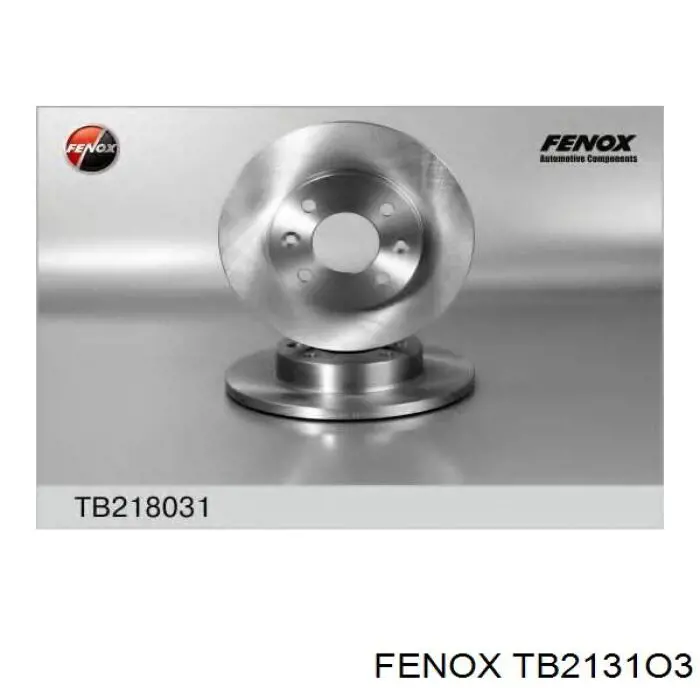 Диск тормозной передний Fenox TB2131O3