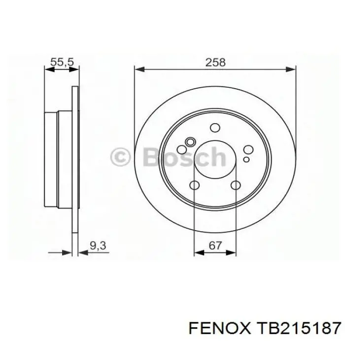 Купить 61623AP Aplus Диск тормозной задний